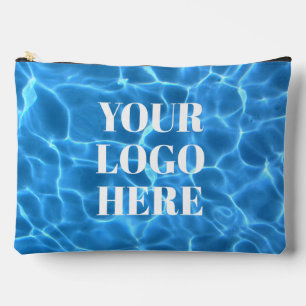 Aqua Blauwe Zwembad Afbeelding voor Uw Logo Etui