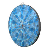 Aqua Blauwe Zwembad Foto Dartbord (Voorkant Rechts)