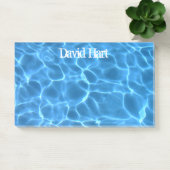 Aqua Blauwe Zwembad Foto Post-it® Notes (Kantoor)
