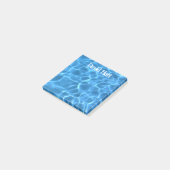 Aqua Blauwe Zwembad Post-it® Notes (Schuin)