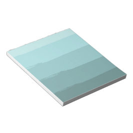 Aqua Blauwgroen Abstracte strepen Notitieblok