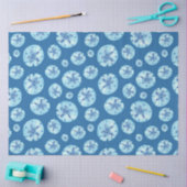 Aqua-blauwgroen blauwe waterverf tissuepapier (Craft)