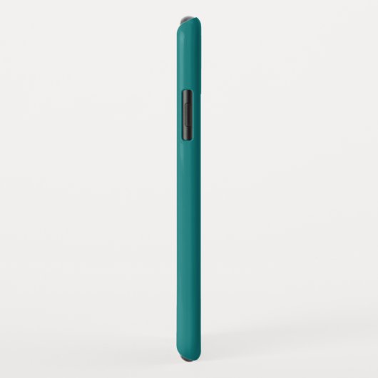 Aqua Blauwgroen Case-Mate iPhone Case (Achterkant/rechts)