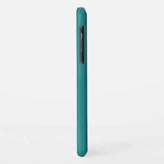 Aqua Blauwgroen Case-Mate iPhone Case (Achterkant/links)