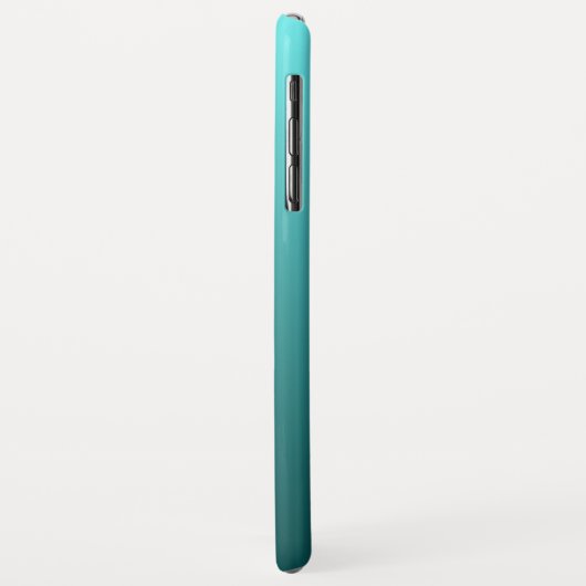 Aqua Blauwgroen Gradient Case-Mate iPhone Case (Achterkant/links)