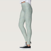 Aqua Blauwgroen Groen Leggings (Links)