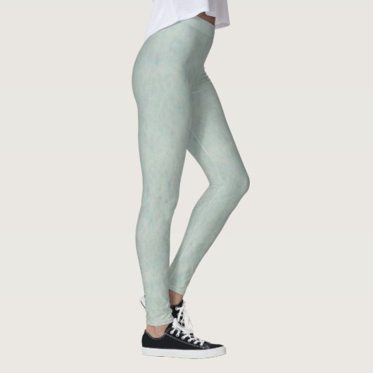 Aqua Blauwgroen Groen Leggings (Rechts)