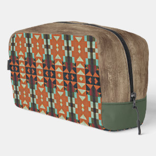 Aqua Blauwgroen Groen Sinaasappel Taupe Beige Trib Toilettasje