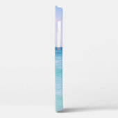 Aqua Blauwgroen lavender Ocean Waves Tropisch stra Case-Mate iPhone Case (Achterkant / Links)