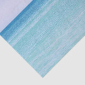 Aqua Blauwgroen lavender Ocean Waves Tropisch stra Tissuepapier (Detail)
