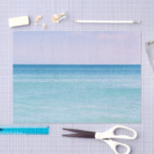 Aqua Blauwgroen lavender Ocean Waves Tropisch stra Tissuepapier (Craft)