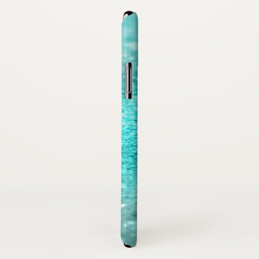 Aqua Blauwgroen Ocean Glitter #1 Case-Mate iPhone Case (Achterkant / rechts)