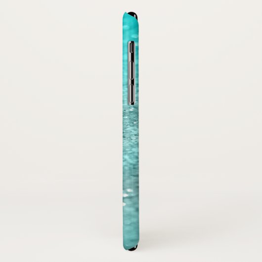 Aqua Blauwgroen Ocean Glitter #1 Case-Mate iPhone Case (Achterkant/links)