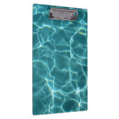 Aqua Blauwgroen zwemwater Foto Klembord (Rechts)