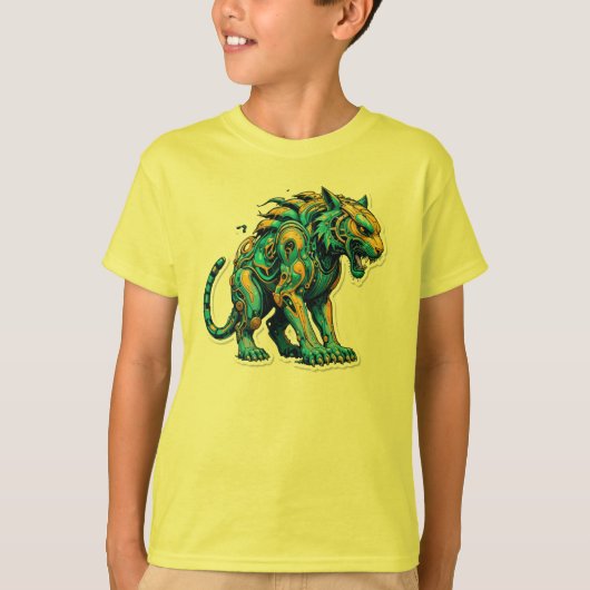 Aqua Blaze Tiger T-shirt (Voorkant)
