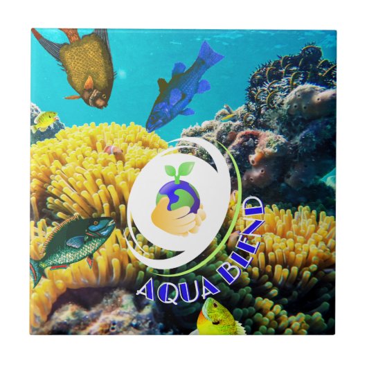 Aqua Blend Tegeltje (Voorkant)