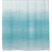 Aqua Bliss Waterverf Ombre     Douchegordijn (Voorkant)
