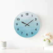 Aqua Bliss Waterverf Ombre Grote Klok (Huis)