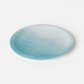 Aqua Bliss Waterverf Ombre Papieren Bordje (Gekanteld)