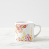Aqua bloemen espresso kop (Rechts)