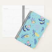 Aqua Bloemmotief Planner (Display)