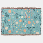 Aqua Bloom Harmony Deken (Voorkant)