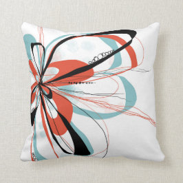 Aqua Bloom Pillow Kussen