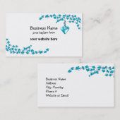 Aqua Blossom Visitekaartje (Voorkant / Achterkant)