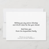 AQUA BLUE 20:20 Vision Modern Happy Nieuwjaar Kaar (Achterkant)