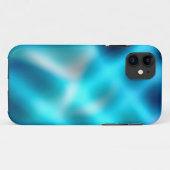 Aqua blue abstracte gradiënt Case-Mate iPhone case (Achterkant (horizontaal))