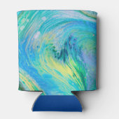 Aqua Blue AcrylFlow Art Koelbox Blikjeskoeler (Achterkant)