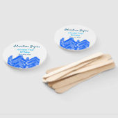 Aqua blue Adventure begint 1e verjaardag berg d Handwaaier (Niet-gemonteerd)