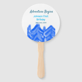 Aqua blue Adventure begint 1e verjaardag berg d Handwaaier