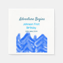 Aqua blue Adventure begint 1e verjaardag berg d