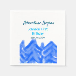 Aqua blue Adventure begint 1e verjaardag berg d Servet