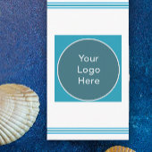 Aqua Blue Beach thema Visitekaartje