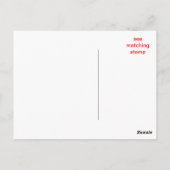 Aqua-Blue Bedankt -blanco Briefkaart (Achterkant)