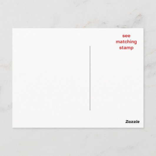 Aqua-Blue Bedankt -blanco Briefkaart (Achterkant)