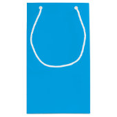 Aqua Blue Birthday Calculator Klein Cadeauzakje (Achterkant)