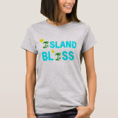 Aqua Blue Bliss T-Shirt (Voorkant)