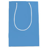 Aqua Blue Bruiloftsfeest Medium Cadeauzakje (Voorkant)