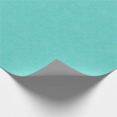 Aqua Blue Bubble Wrap Cadeaupapier (Hoek)