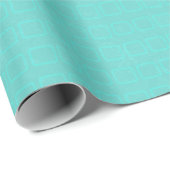 Aqua Blue Bubble Wrap Cadeaupapier (Rol Hoek)