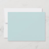 Aqua Blue Bunting We gaan naar de Chapel RSVP (Achterkant)