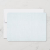 Aqua Blue Chevron Border Kaart (Achterkant)