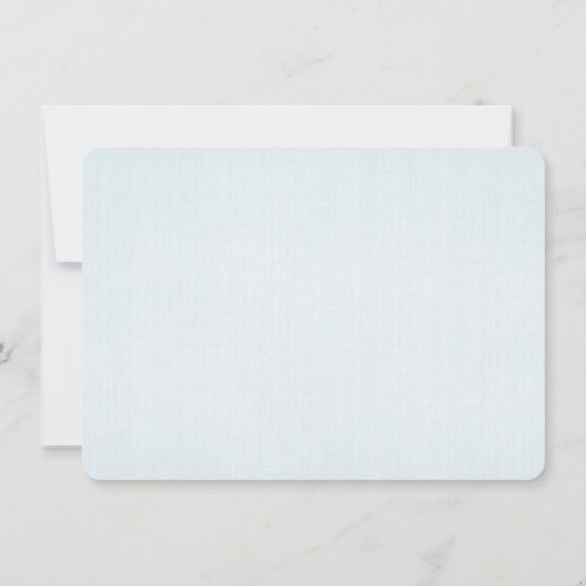 Aqua Blue Chevron Border Kaart (Achterkant)