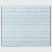 Aqua Blue Chevron Pattern Cadeaupapier (Vlak)