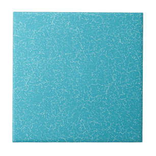 Aqua Blue Crackle Glaze Solid Color Tegel Tegeltje
