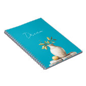 Aqua Blue Dream Sicilian Lemon Plant Notitieboek (Rechterzijde)