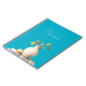 Aqua Blue Dream Sicilian Lemon Plant Notitieboek (Linkerzijde)